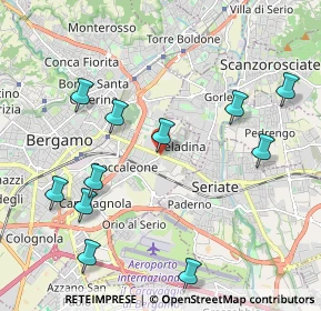 Mappa Celadina, 24125 Bergamo BG, Italia (2.29455)