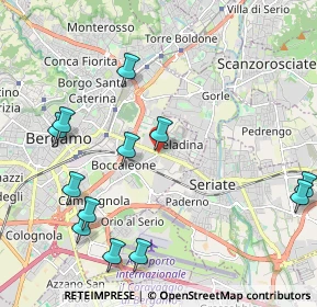 Mappa Celadina, 24125 Bergamo BG, Italia (2.4625)