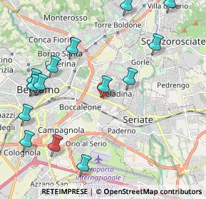 Mappa Celadina, 24125 Bergamo BG, Italia (2.546)