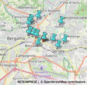 Mappa Celadina, 24125 Bergamo BG, Italia (1.32267)