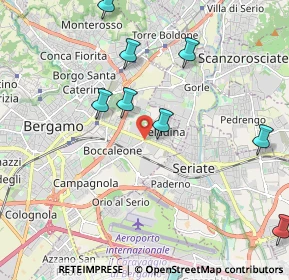 Mappa Celadina, 24125 Bergamo BG, Italia (2.80727)