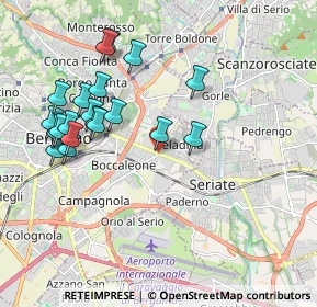 Mappa Celadina, 24125 Bergamo BG, Italia (2.0085)