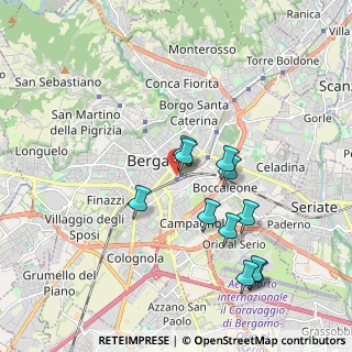 Mappa Piazzale Guglielmo Marconi, 24125 Bergamo BG, Italia (1.79273)