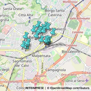 Mappa Piazzale Guglielmo Marconi, 24125 Bergamo BG, Italia (0.589)