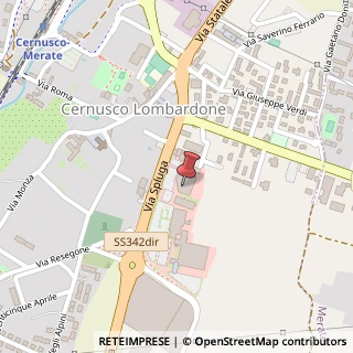 Mappa Via Spluga, 89, 23870 Cernusco Lombardone, Lecco (Lombardia)