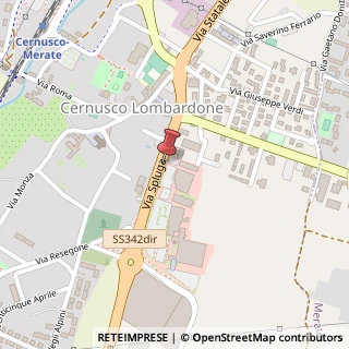 Mappa Via Spluga, 6, 23870 Cernusco Lombardone, Lecco (Lombardia)