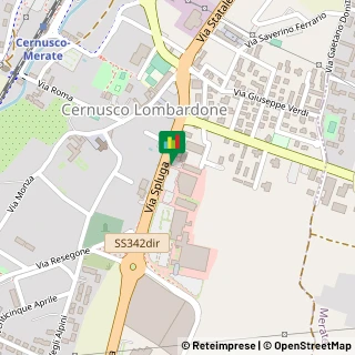 Mappa Via Spluga, 6, 23870 Cernusco Lombardone, Lecco (Lombardia)