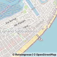 Kaart Lignano Sabbiadoro