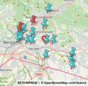 Mappa Via Aristotele, 24066 Pedrengo BG, Italia (3.86111)