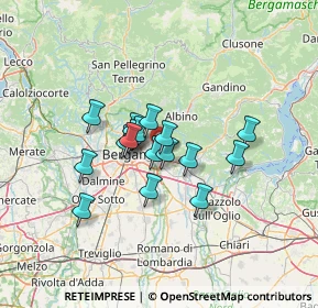 Mappa Via Aristotele, 24066 Pedrengo BG, Italia (9.24882)