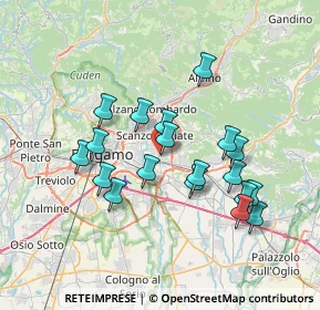 Mappa Via Aristotele, 24066 Pedrengo BG, Italia (6.55526)