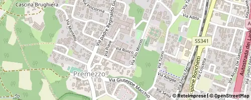 Mappa Cavaria con Premezzo