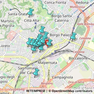 Mappa Viale Papa Giovanni XXIII, 24121 Bergamo BG, Italia (0.6625)