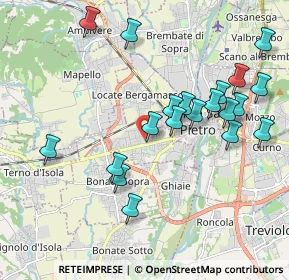 Mappa 24030 Presezzo BG, Italia (2.033)