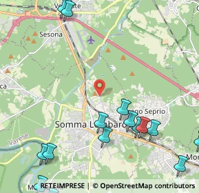 Mappa Via Monte Cervino, 21019 Somma Lombardo VA, Italia (3.3505)