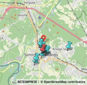 Mappa Via Monte Cervino, 21019 Somma Lombardo VA, Italia (1.25769)