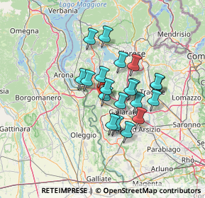 Mappa Via Monte Cervino, 21019 Somma Lombardo VA, Italia (10.0155)