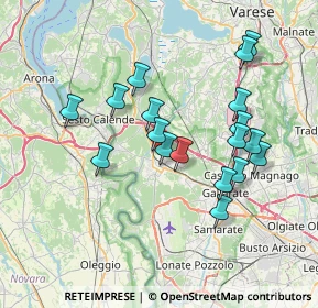 Mappa Via Monte Cervino, 21019 Somma Lombardo VA, Italia (6.79556)