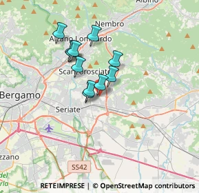 Mappa Via Giuseppe Garibaldi, 24066 Pedrengo BG, Italia (2.50091)