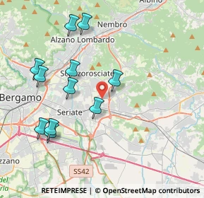 Mappa Via Giuseppe Garibaldi, 24066 Pedrengo BG, Italia (4.09455)