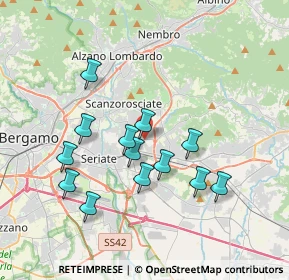 Mappa Via Giuseppe Garibaldi, 24066 Pedrengo BG, Italia (3.34462)