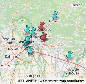 Mappa Via Giuseppe Garibaldi, 24066 Pedrengo BG, Italia (5.87071)