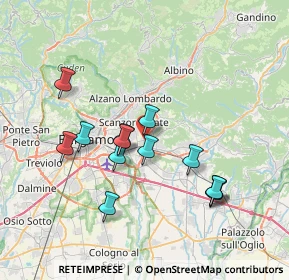 Mappa Via Giuseppe Garibaldi, 24066 Pedrengo BG, Italia (6.71154)