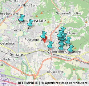 Mappa Via Giuseppe Garibaldi, 24066 Pedrengo BG, Italia (1.50692)