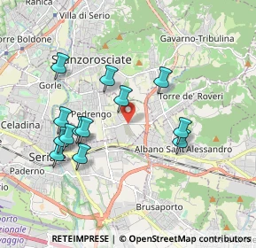 Mappa Via Giuseppe Garibaldi, 24066 Pedrengo BG, Italia (1.79308)