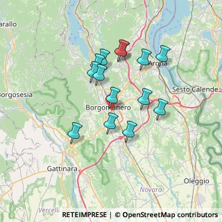 Mappa Viale Guglielmo Marconi, 28021 Borgomanero NO, Italia (6.02)