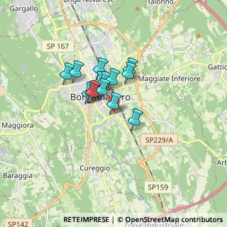 Mappa Viale Guglielmo Marconi, 28021 Borgomanero NO, Italia (1.11286)