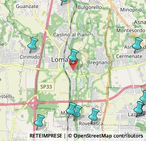 Mappa Via Negri A., 22074 Lomazzo CO, Italia (3.1775)