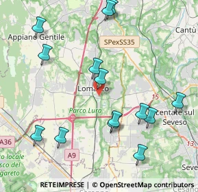 Mappa Via Negri A., 22074 Lomazzo CO, Italia (4.54929)