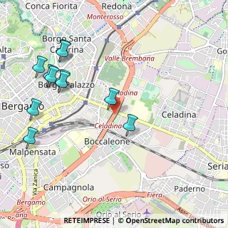 Mappa Parco Clementina, 24125 Bergamo BG, Italia (1.20636)