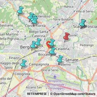 Mappa Parco Clementina, 24125 Bergamo BG, Italia (2.15462)
