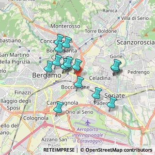 Mappa Parco Clementina, 24125 Bergamo BG, Italia (1.5125)