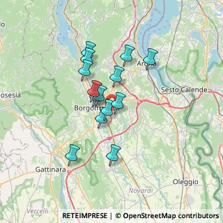 Mappa Via Croce, 28021 Borgomanero NO, Italia (5.39071)