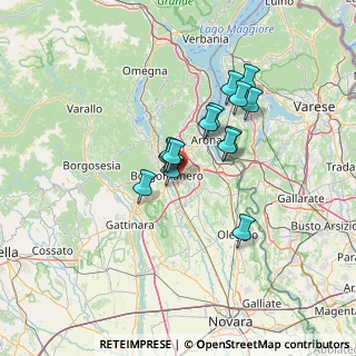 Mappa Via Croce, 28021 Borgomanero NO, Italia (10.22929)