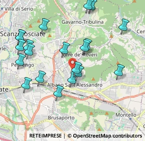 Mappa Via Zerra, 24061 Albano Sant'Alessandro BG, Italia (2.1655)