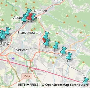 Mappa Via Zerra, 24061 Albano Sant'Alessandro BG, Italia (5.44313)