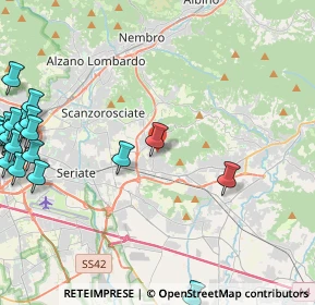 Mappa Via Zerra, 24061 Albano Sant'Alessandro BG, Italia (6.5415)