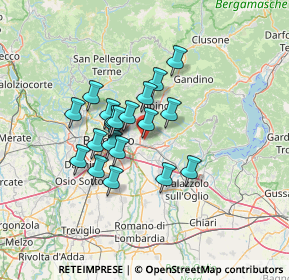 Mappa Via Zerra, 24061 Albano Sant'Alessandro BG, Italia (10.104)