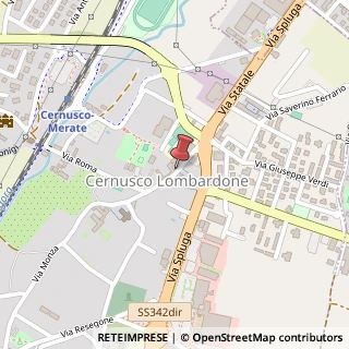 Mappa Via Lecco, 35, 23870 Cernusco Lombardone, Lecco (Lombardia)