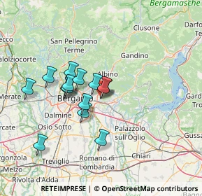 Mappa Via Guglielmo Marconi, 24061 Albano Sant'Alessandro BG, Italia (11.25071)