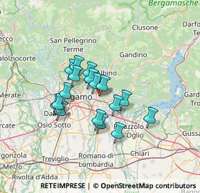 Mappa Via Guglielmo Marconi, 24061 Albano Sant'Alessandro BG, Italia (10.14824)