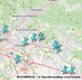 Mappa Via Guglielmo Marconi, 24061 Albano Sant'Alessandro BG, Italia (5.33727)