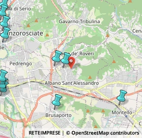 Mappa Via Guglielmo Marconi, 24061 Albano Sant'Alessandro BG, Italia (3.35182)