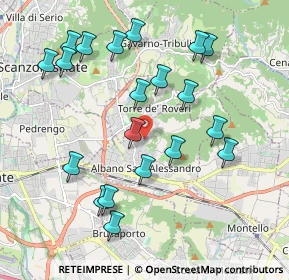 Mappa Via Guglielmo Marconi, 24061 Albano Sant'Alessandro BG, Italia (2.059)