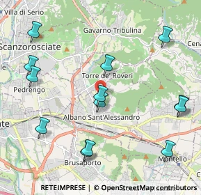 Mappa Via Guglielmo Marconi, 24061 Albano Sant'Alessandro BG, Italia (2.41769)
