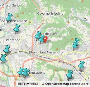 Mappa Via Guglielmo Marconi, 24061 Albano Sant'Alessandro BG, Italia (3.1525)